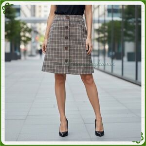 NWT Ann Taylor Factory Houndstooth Skirt